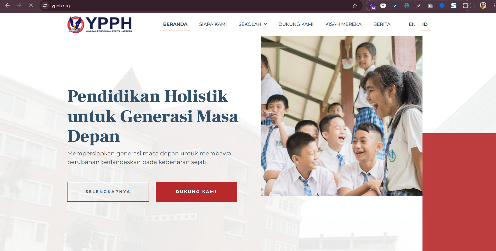 Cuplikan tampilan YPPH